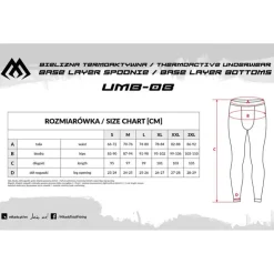 Mikado Sous-Vêtements & Chaussettes * Sous-Vêtement Homme Thermoactive Underwear Base Layer Bottoms - Noir
