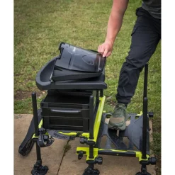 Fox Matrix Stations - Paniers Sièges * Station F25 Pro Swivel Seatbox - Lime Edition