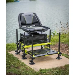 Fox Matrix Stations - Paniers Sièges * Station F25 Pro Swivel Seatbox - Lime Edition