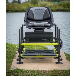 Fox Matrix Stations - Paniers Sièges * Station F25 Pro Swivel Seatbox - Lime Edition