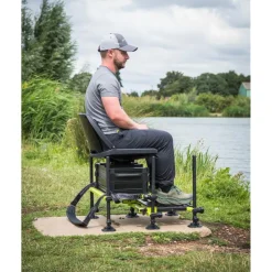 Fox Matrix Stations - Paniers Sièges * Station F25 Pro Swivel Seatbox - Lime Edition
