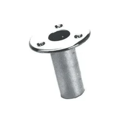 Plastimo Outils De Navigation^Support De Hampe Laiton Chrome A Encastrer