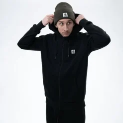 Nash Sweats & Polaires * Sweat Homme Make It Happen Badge Zipped - Noir