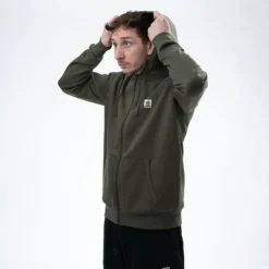 Nash Sweats & Polaires * Sweat Homme Make It Happen Badge Zipped - Vert
