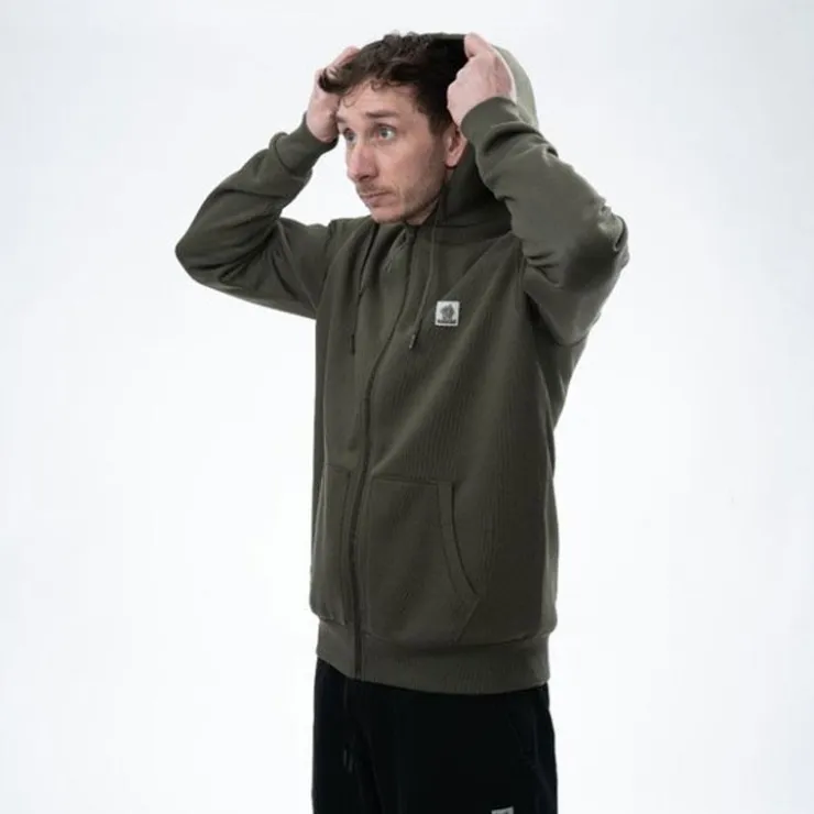 Nash Sweats & Polaires * Sweat Homme Make It Happen Badge Zipped - Vert