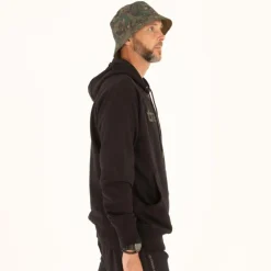 Trakker Sweats & Polaires * Sweat Homme Cr Logo Hoody Black Camo - Noir
