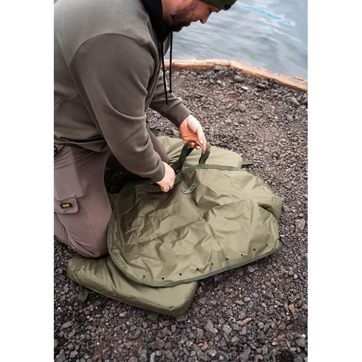 Korum Stations - Paniers Sièges * Tapis De Réception Supa Lite Fishcare Set