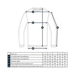 Adventer & Fishing Anti-Uv * Tee Shirt Manches Longues Homme Bozed Anti Uv - Bleu