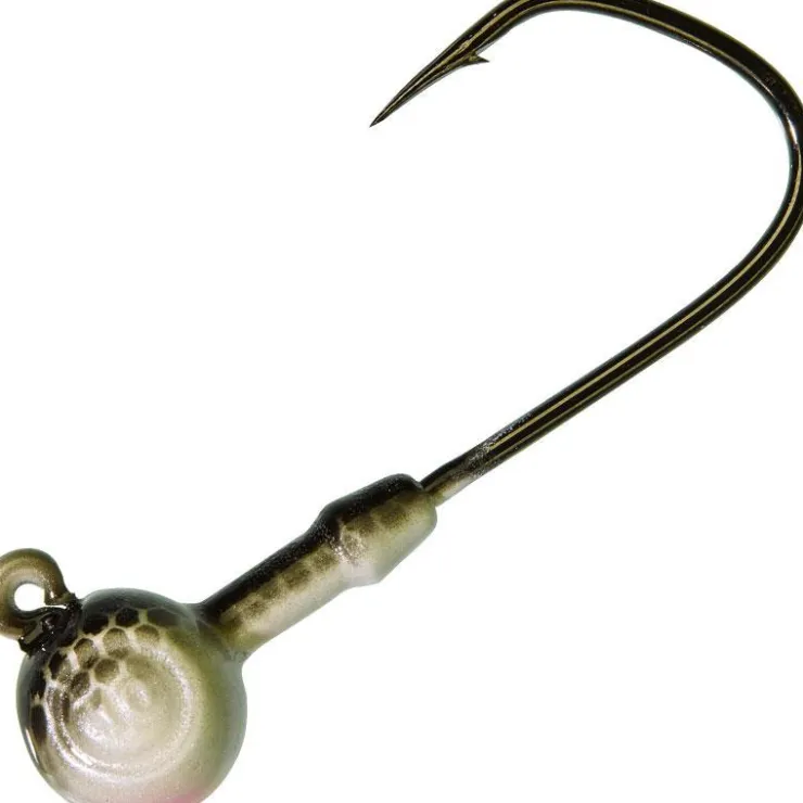 Gunki Têtes Plombées * Tete Plombee G-Round Pike Short-S - Natural Black Silver