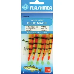 Flashmer Lignes Montées * Train De Plumes Blue Mack