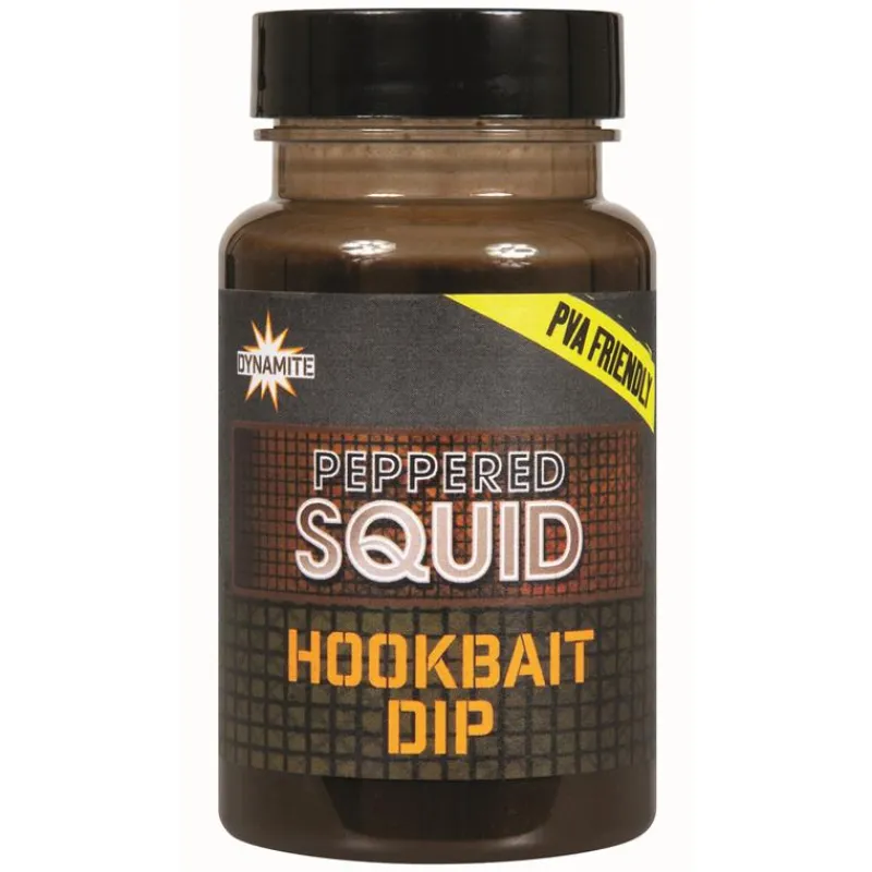 Dynamite Baits Appâts Silure^Trempage Peppered Squid Dip
