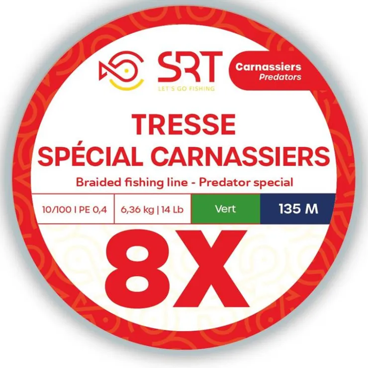 SRT Fils - Tresses - Bdl Carnassier * Tresse 8X - Moss Green - 270M