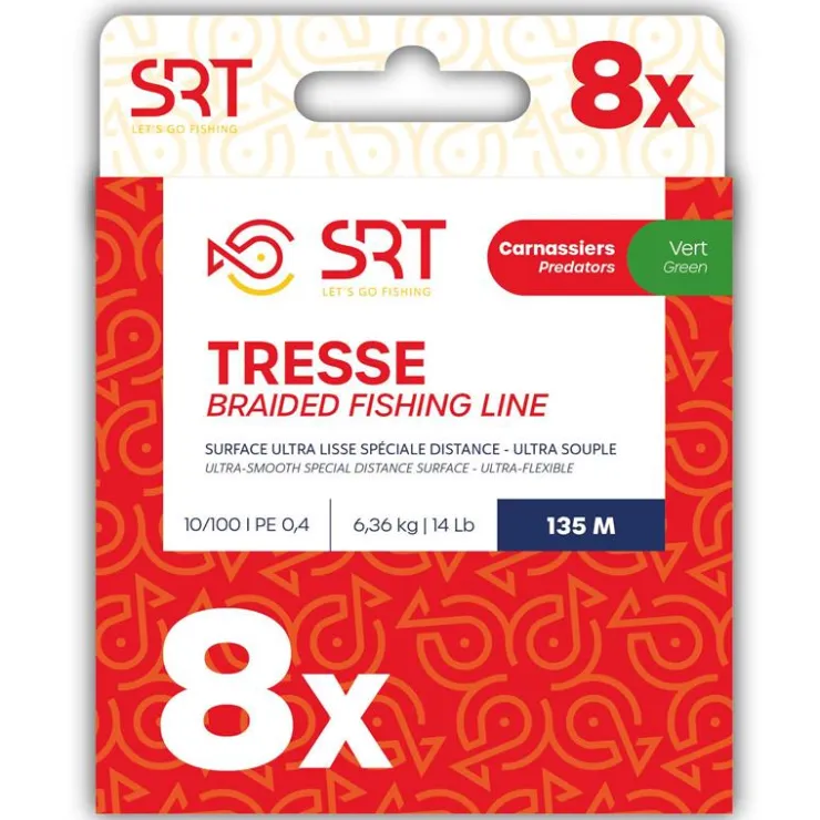 SRT Fils - Tresses - Bdl Carnassier * Tresse 8X - Moss Green - 270M