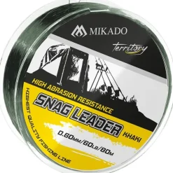 Mikado Fils - Tresses Carpe * Tête De Ligne Snag Leader Kaki - 80M