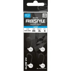 Freestyle Têtes Plombées^Tëte Plombée Micro Jig29 - Glow White - Par 4