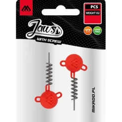 Mikado Têtes Plombées * Tête Plombée Jaws Avec Vis Uv Orange