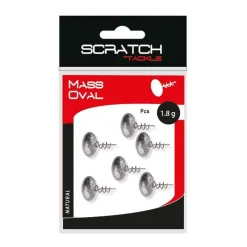 Scratch Tackle Têtes Plombées^Tête Plombée Mass Oval