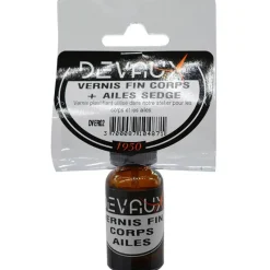 Devaux Fly Tying^Vernis Fin Corps + Ailes Sedge